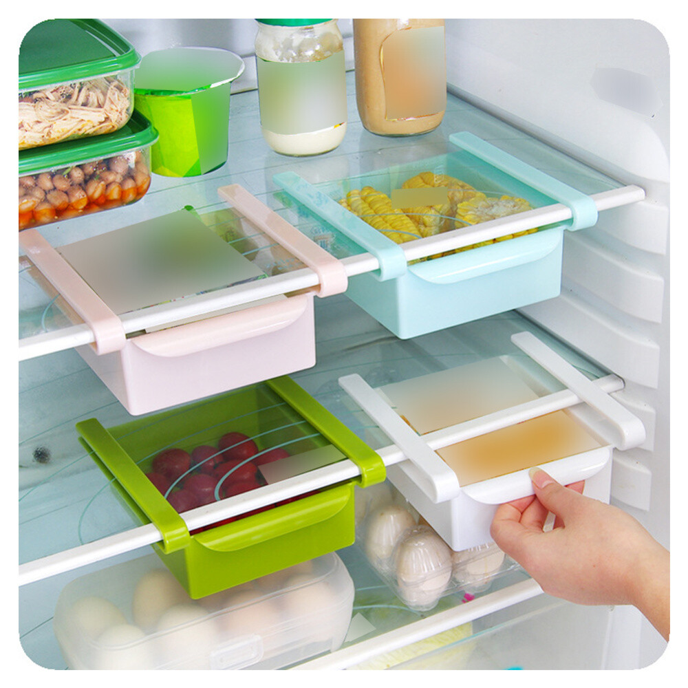 Plastic Storage Containers Food Organizer Drawer For Refrigerator