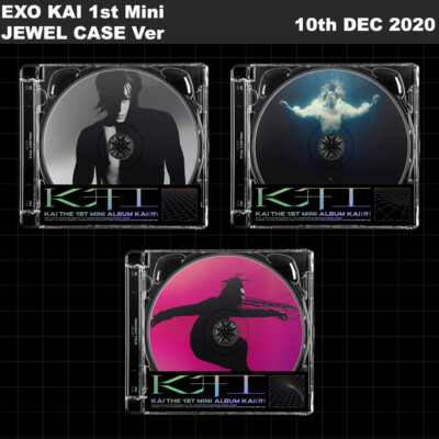EXO KAI (开) 1st Mini JEWEL CASE Ver 3SET CD+Lyrics+Photocad+Etc+Tracking Number