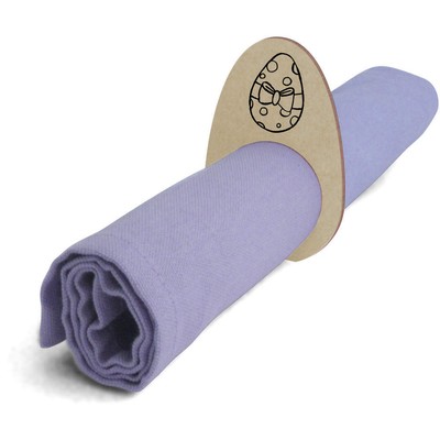 5 x 'Paasei' Houten Servetringen / Houders (NR00013653)