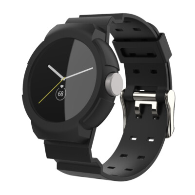 For Google Pixel Watch 2/1 One-piece TPU Silicone Sport Band Strap Bracelet