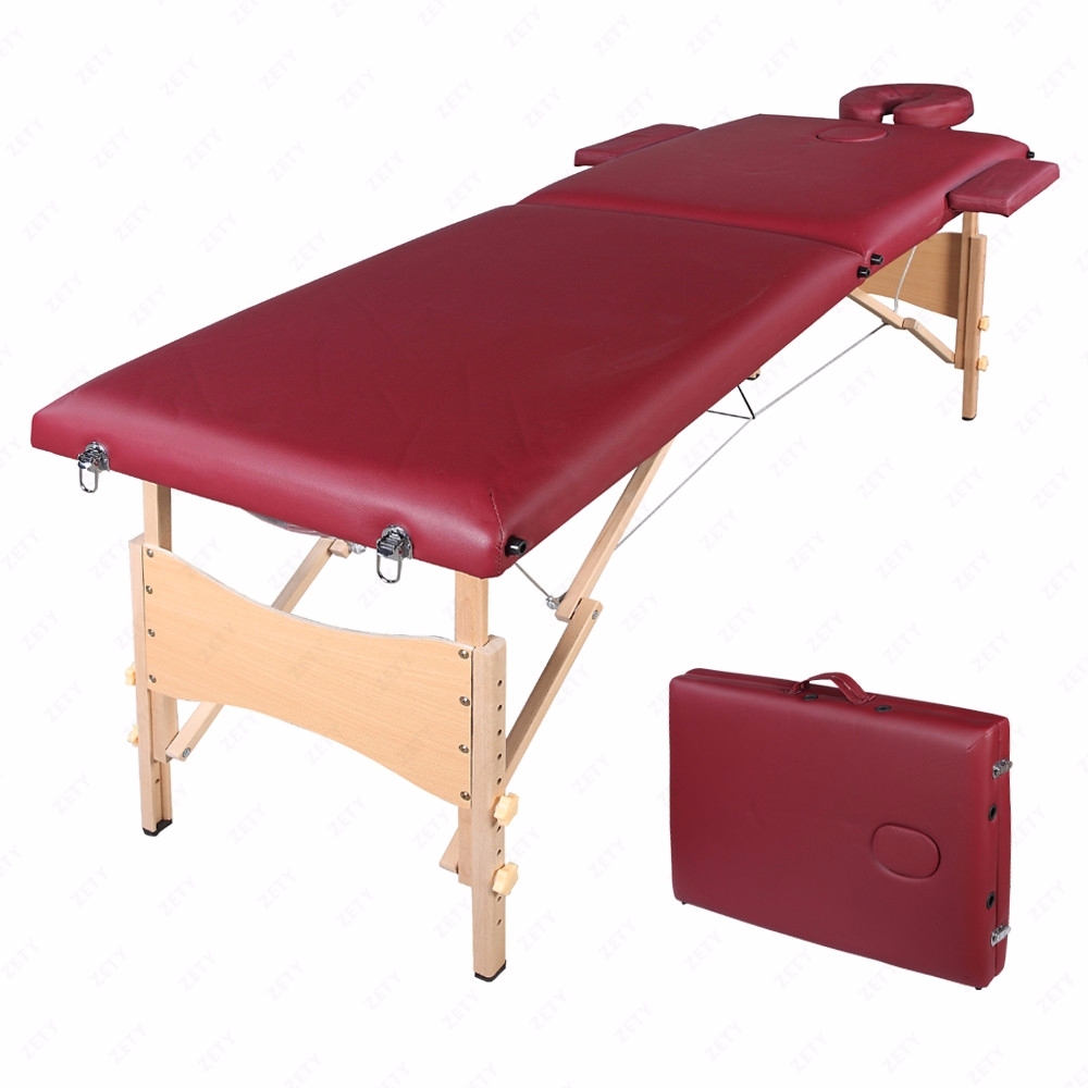 84''L Fold Portable Massage Table Facial SPA Beauty Bed ...