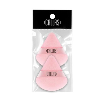 Callas Triangle Velour Pink Puff 2pcs