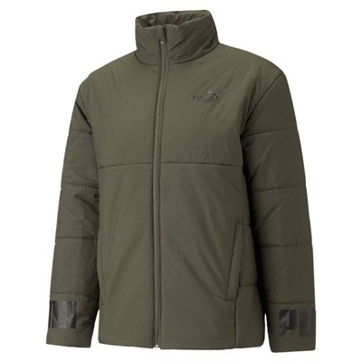 

Puma Essentials+ Padded Jacket Mens Green Повседневная спортивная верхняя одежда 587689-44, Зеленый, Puma Essentials+ Padded Jacket