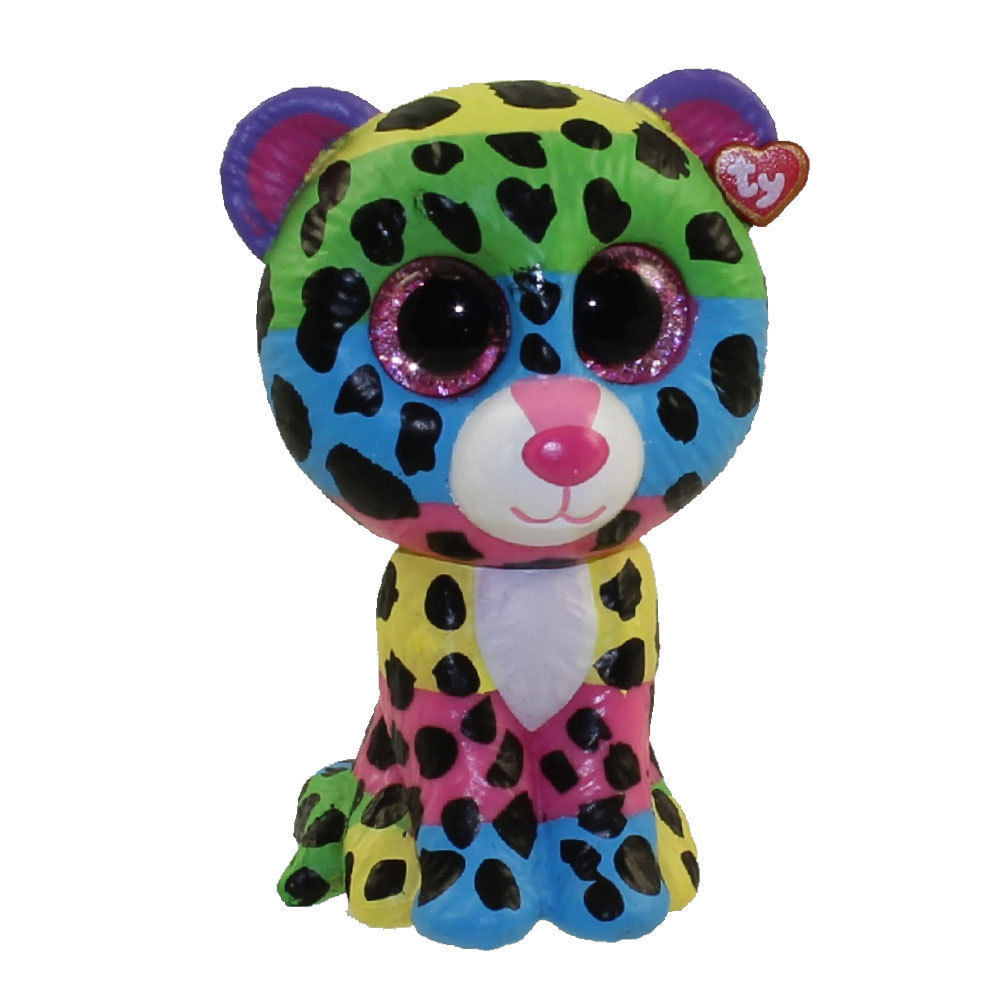 MEDICOM TOY - tg2thai  TY Beanie Boos Mini Boo Figure - DOTTY Rainbow Leopard