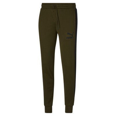 Puma Iconic T7 Track Pants Mens Green Casual Athletic Bottoms 53183962