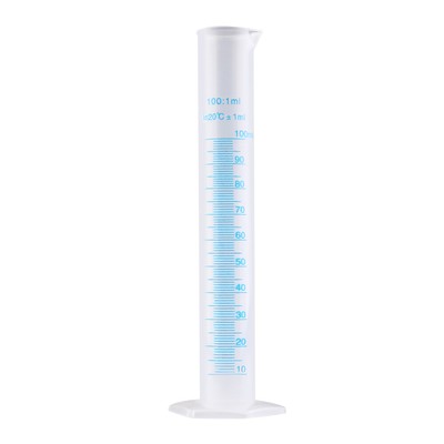 Practical Useful Measuring Cylinder Plastic Graduated Measuring Cylinder Office