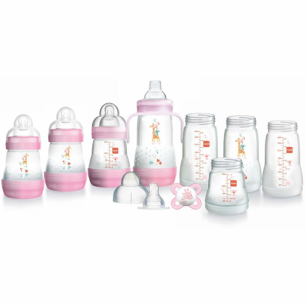 mam easy start bottle set pink