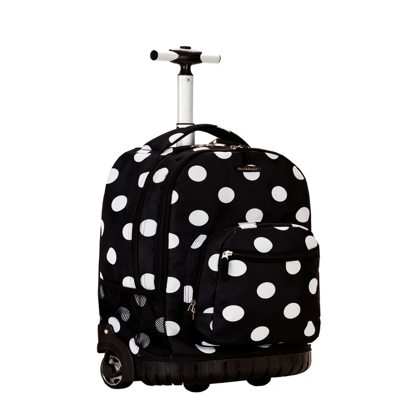 19 Rolling Backpack Kids Children Wheeled Trolley Travel Daypack School Bag New