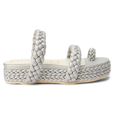 

Женские серебряные повседневные сандалии BEACH by Matisse Voyage с ремешками VOYAGE-048, Серебряный, BEACH by Matisse Voyage Strappy