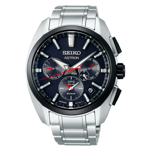 Pre-owned Seiko Aston Gps Solar Titanium Watch Ssh103j1 / Sbxc103 Usus
