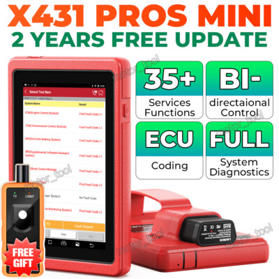 LAUNCH X431 Pros Mini OBD2 All System Diagnostic Scanner as X431 V PRO 5 PRO3S