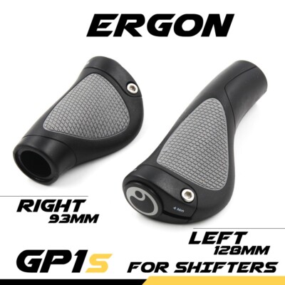 [2P] Ergon GP1-S Rohloff/Nexus Bike Grips Large + small/Left+ Right for SHIFTERS