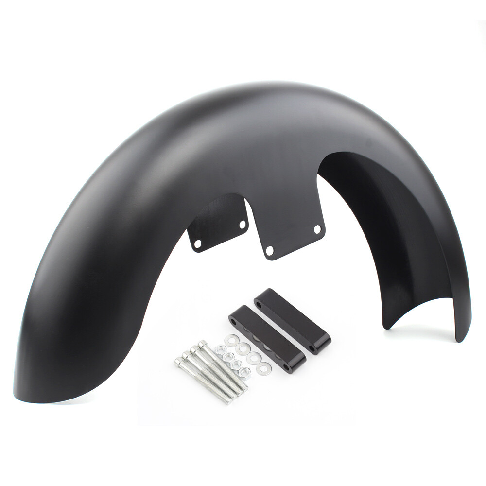 WKK Unpainted 21 Wrap Front Fender Road Street Bagger