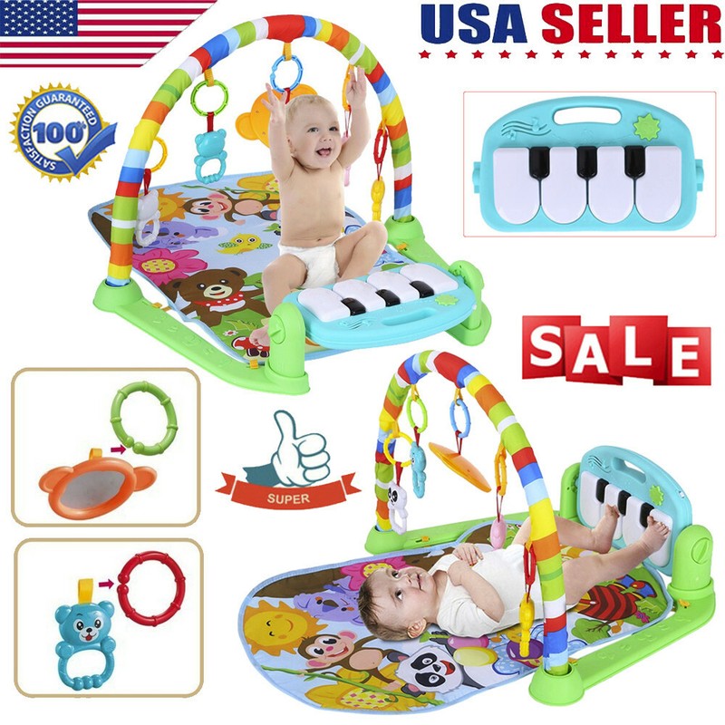 baby floor mat with piano