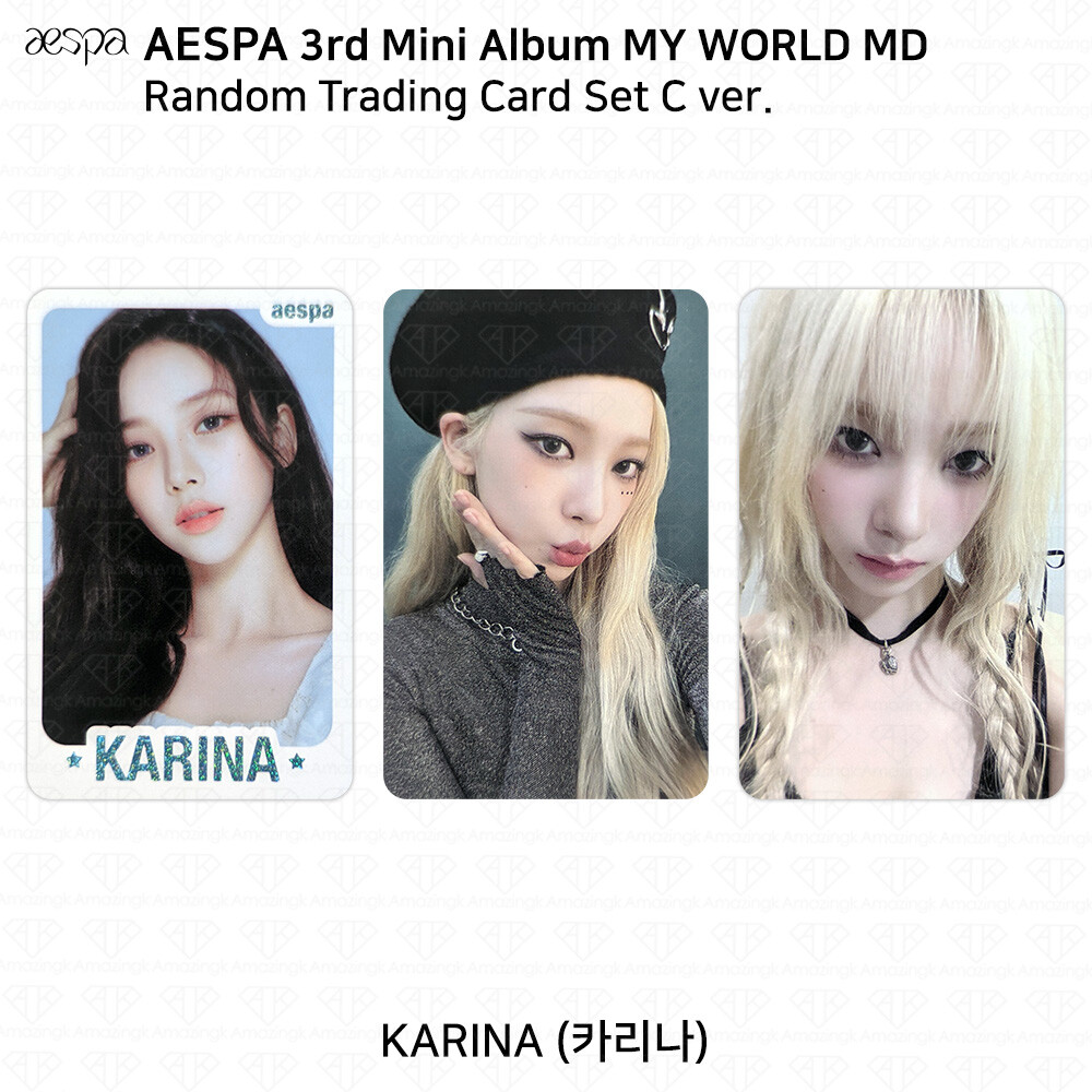 aespa カリナ ペンミ To MY WORLD 6000円購入特典トレカ aespa カリナ 6000円 購入特典 限定 ペンミ グッズ トレカ aespa