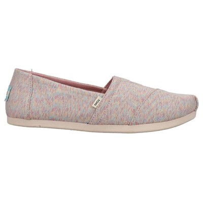 Женские розовые повседневные туфли без шнуровки TOMS Alpargata 10015673T