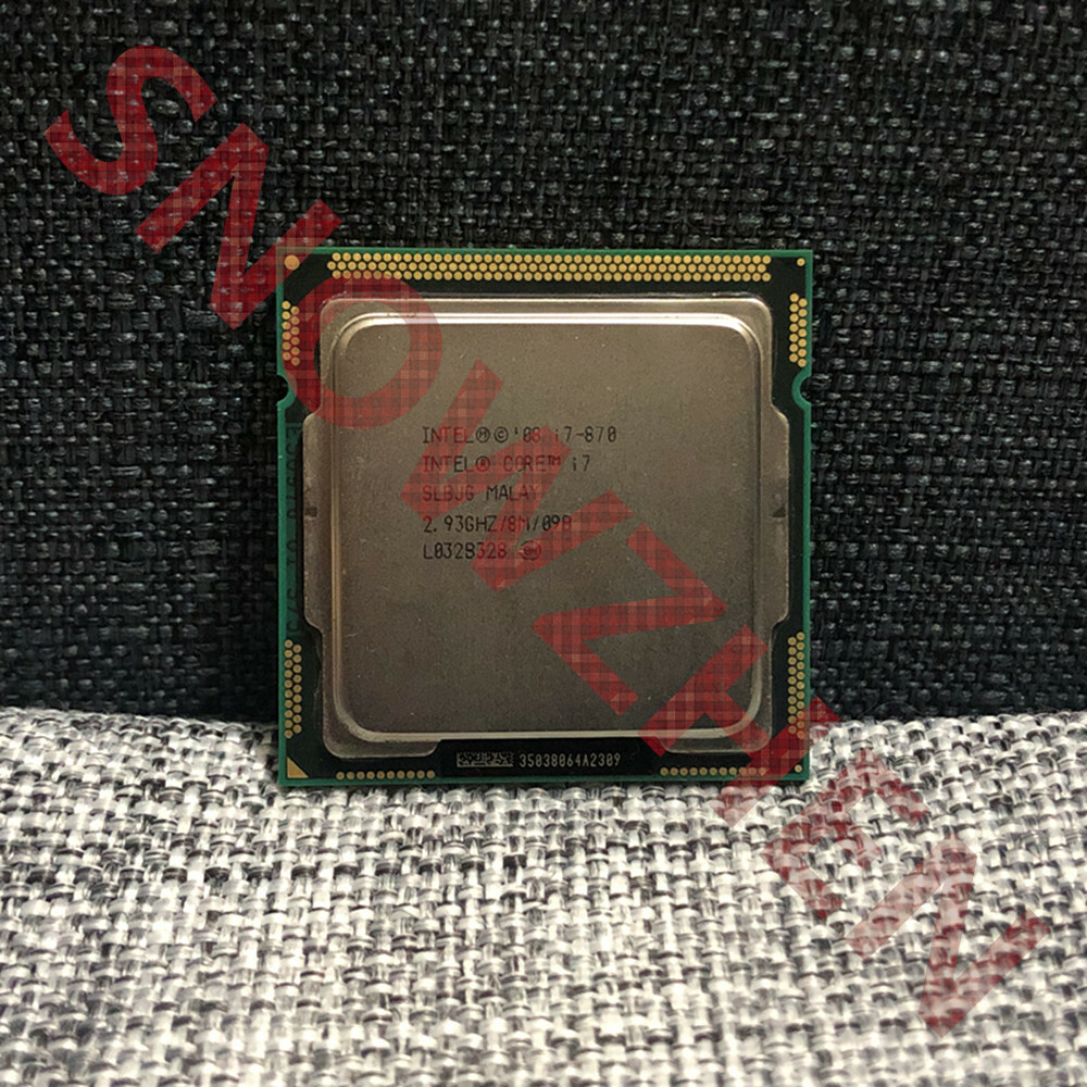 CPU Intel Core i7-870CPU Amazon.com: Intel Core i7-870 Processor 2.93 GHz 8 MB Cache