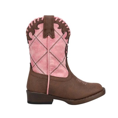 

Roper Lacy Checkered Square Toe Cowboy Toddler Girls Коричневые, розовые повседневные ботинки 0, Brown;pink, Roper Lacy Checkered Square Toe Cowboy Toddler