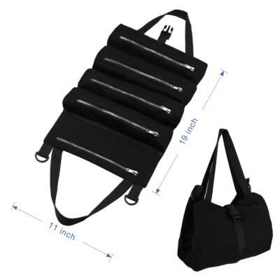 Roll Tool Roll Multi-Purpose Tool Roll Up Bag Wrench Roll Pouch Hanging Carrier