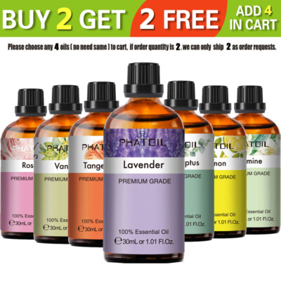 30ml Essential Oils 100% Pure & Natural Premium Quality Oil for Diffuser,Massage