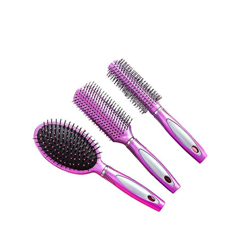Round Styling Hair Brush Rolling Comb Hot Air Curling Anti Static