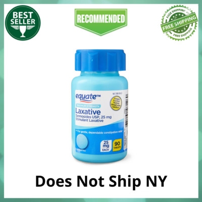 (1 Pack) Equate Maximum Strength Sennosides USP Laxative Tablets 25 mg 90 Count
