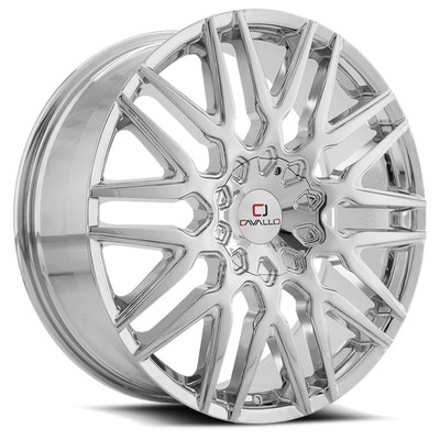 24x9 Cavallo CLV-24 Nano Chrome Wheel 5x115/5x120 (18mm)