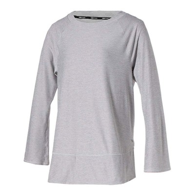 

Puma Maternity Studio Crew Neck Long Sleeve Athletic Training Tshirt Womens Size, Grey