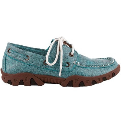 

Мокасины Ferrini Lace Up Womens Blue Flats Casual 65322-50, Синий, Ferrini Lace Up Moccasins