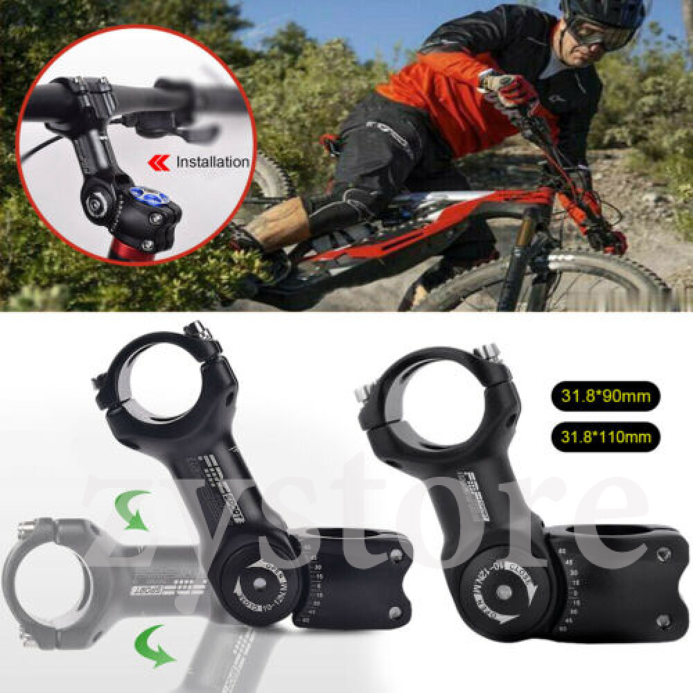 MTB Zyklus Fahrrad Bike Lenkererhöhung Vorbauverlängerung Verstellbar 31.8mm DE