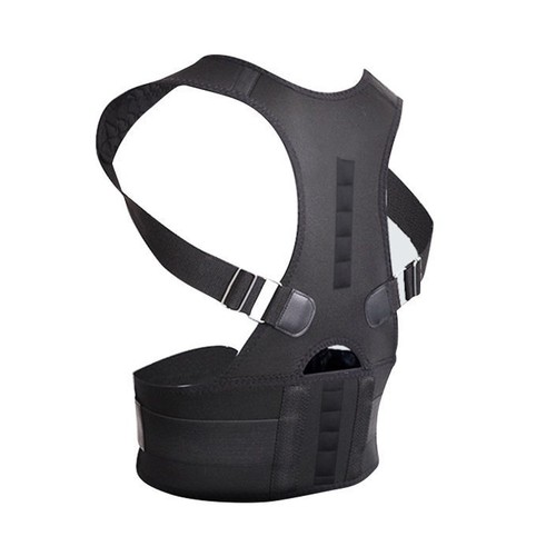 US Posture Corrector Support Magnetic Back Shoulder Brace Belt For Men Women SFC