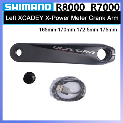 New Shimano Ultegra R8000 105 R7000 XCADEY X-Power Meter Crank Arm165/170/175mm New Shimano Ultegra R8000 105 R7000 XCADEY X-Power Meter Crank Arm165/170/175mm