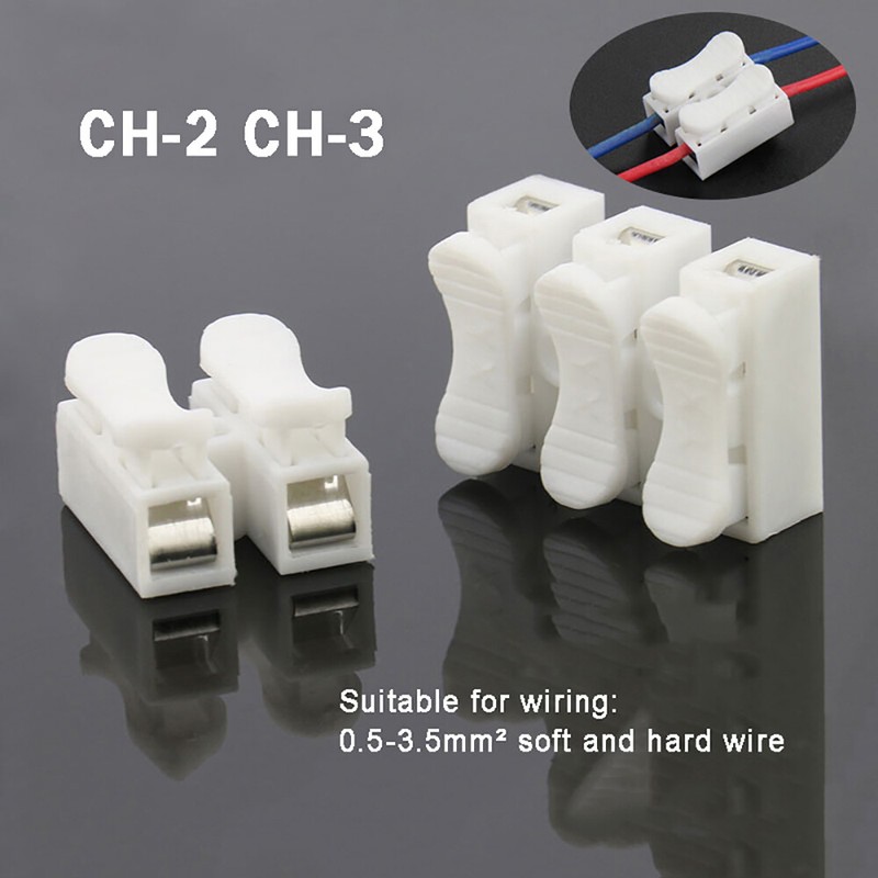 Verbindungsklemmen Ch-2 Ch-3 Klemme Mit Hebel Kabelverbinder Durchgangsverbinder