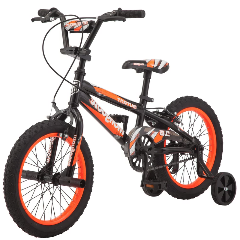 KIDS TRAINING BMX BIKE 16" Ages 3-5, Black & Orange