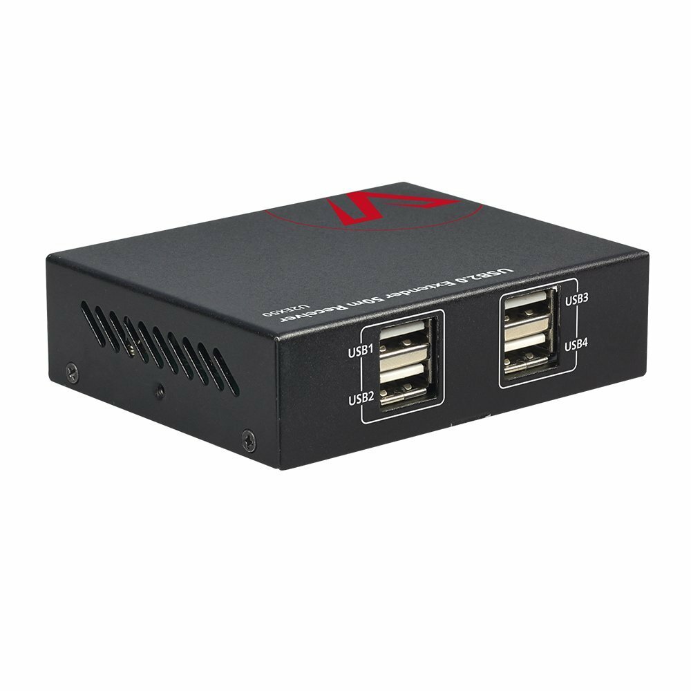 AV Access U2EX50 USB 2.0 Extender 50M- Cat5e/6,4 USB2.0 Ports,Plug & Play+More