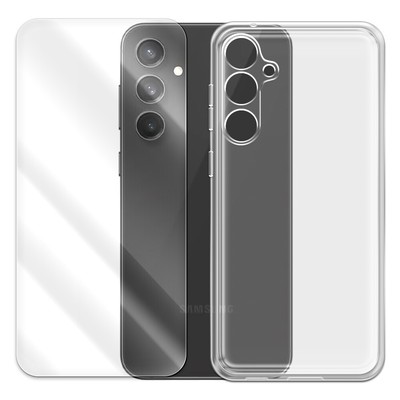 Anti-Shatter Screen Protector and TPU Case for Samsung Galaxy S23 FE 5G SM-S711U