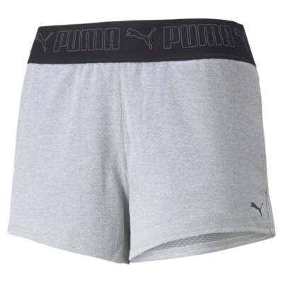 

Puma Elastic Training 3-дюймовые спортивные шорты женские размер  повседневная спортивная обувь, Grey, Puma Elastic Training 3 Inch Athletic Shorts