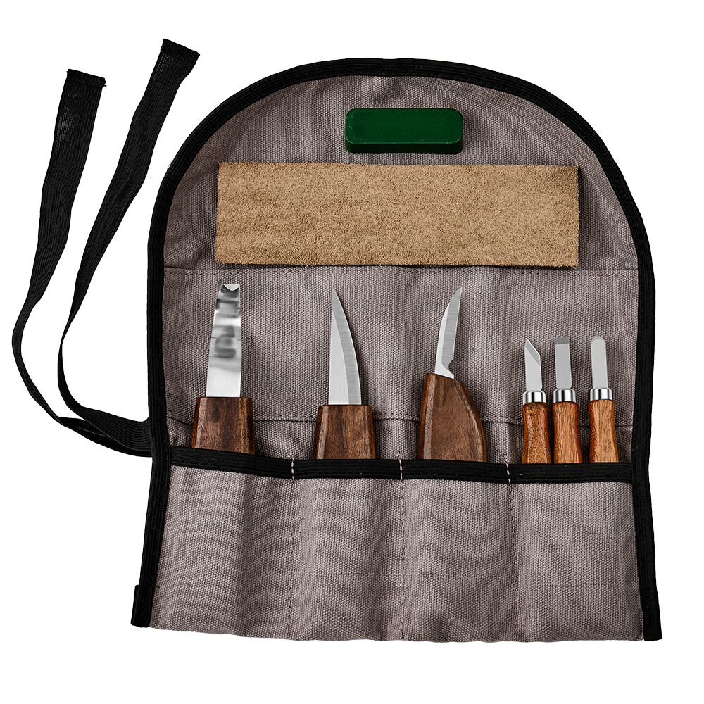 10Pcs Wood Carving Knives Set Woodworking Spoon Kit Whittling Carpenter Tools