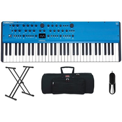 Modal Cobalt8X 61-Key 8-Voice Extended Virtual Analog Synthesizer Stage Bundle