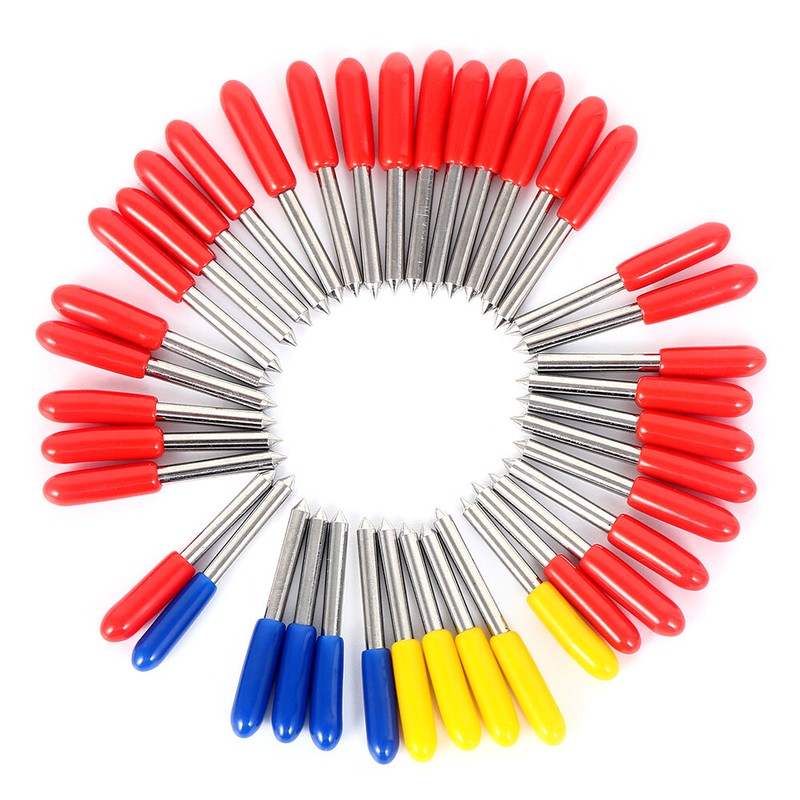 40X 30/45/60&deg; Cricut Cutting Replacement Blades Roland Vinyl Cutter Plotter US
