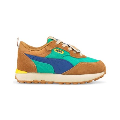

Puma Tiny Cottons X Rider Fv Lace Up Kids Boys Зеленые кроссовки Повседневная обувь 3861, Зеленый, Puma Tiny Cottons X Rider Fv Lace Up Kids
