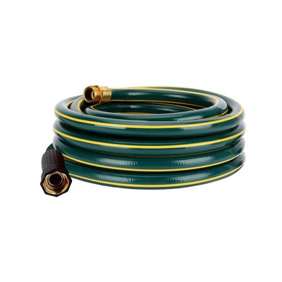 Solution4Patio 5/8 in. x 12 ft. Short Garden Hose No Leaking Green Lead-in Ho...