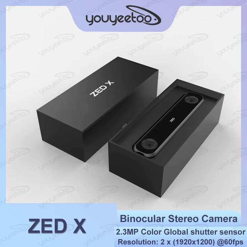 ZED X Stereo Camera 2.3MP Color Global Shutter Sensor Binocular Depth Camera Bui