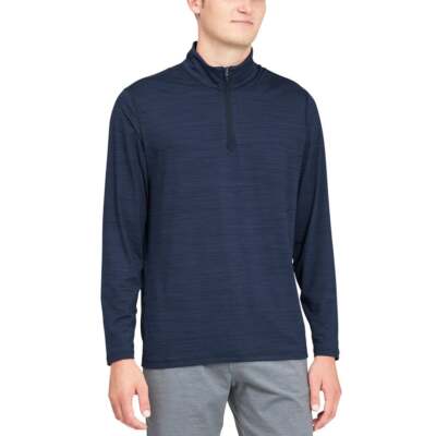 

Puma Cloudspun Grylbl Golf Mock Neck Qtr Zip Pullover Mens Blue Casual Tops 5320, Синий, Puma Cloudspun Grylbl Golf Mock Neck Qtr Zip Pullover