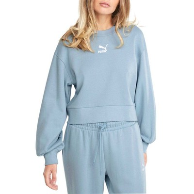 

Толстовка Puma Classics Puff Sleeve Crew Neck Женская синяя 531616-61, Синий
