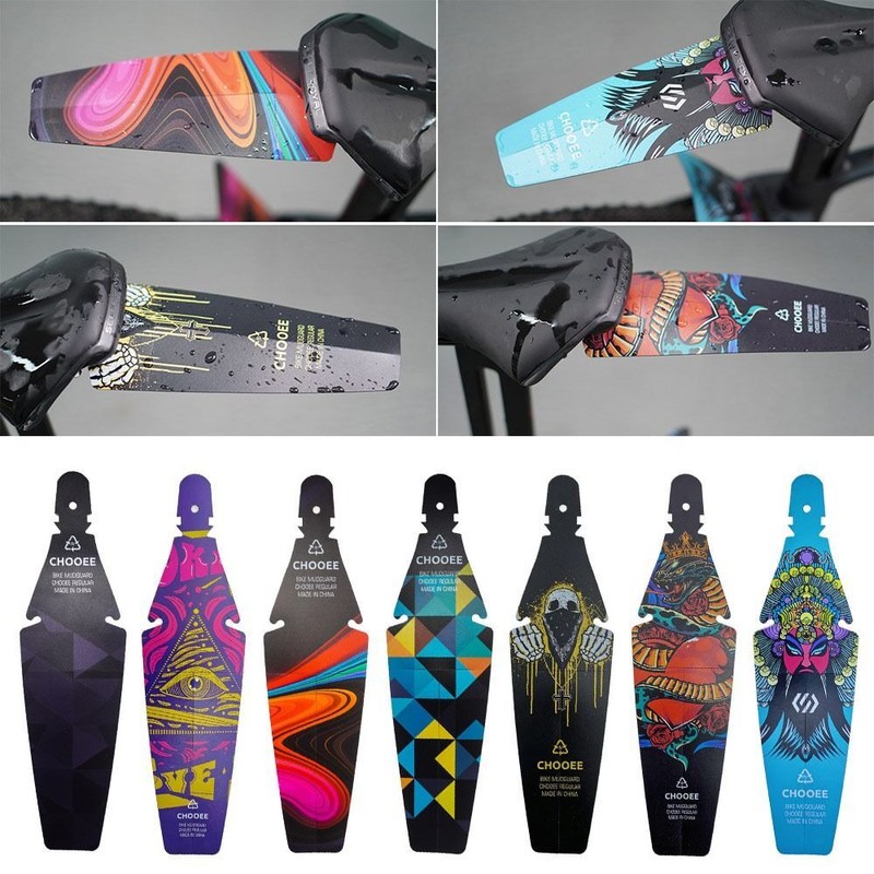 Removable Bike Saddle Fender Fixed Gear Bicycle Part Rear Mudguard Ass Savers