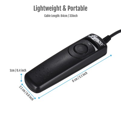 LYNCA MC-DC2 N2 Wired Remote Shutter Release Control Cable for Nikon D7500 A4Z5