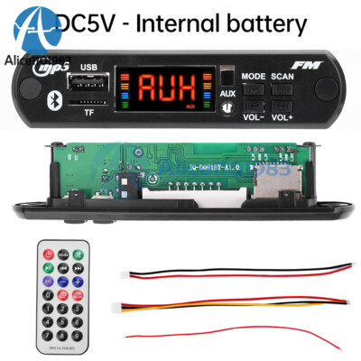 DC5V/12V Car MP3 Player Decoder Board WMA TF FM Radio Bluetooth Audio Module DIY