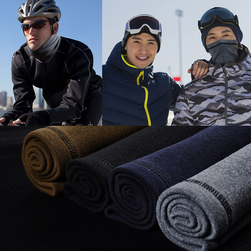 Winter Fleece Ski Neck Warmer Gaiter Tube Scarf Half Face Mask for Cold Weather