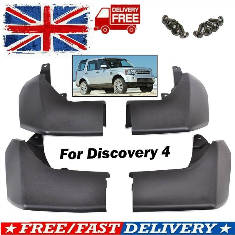 Tailored Mud Flaps Set Of 4 For Land Rover Discovery 4 (2009-2016) – Premier Brand, Direct Fit 6 thumbnail image